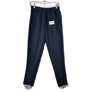 Tracksmith Bislett Eliot Stretch Fabric Running Pants Navy Blue Mens Small
